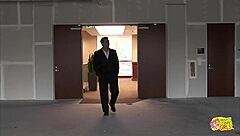 Busty lesbians test VR with sex toys