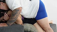 Stepmother dominates latina roleplay outdoors