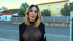 Soraya explores her fantasy with big tits