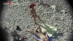 Curvy MILF enjoys outdoor sex with tanned tits and ass
