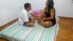 Indian step-mom gets it hard in tight pussy