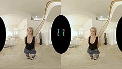 Blonde Kay Carter Tries Out Sex Swing For Hardcore Cumshot