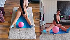 See how people work out naked in this dual cam porn