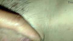 Real homemade video of an amateur couple having sex with a tight shaved pussy