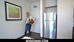 Stepson's rough anal sex with horny stepmom Candice Dare