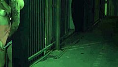 Nylon feet girl with glasses gets dominated