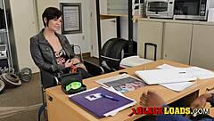 Seductive muse with a big ass gets a job as a casting agent
