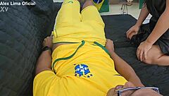 Wife wakes husband for anal sex after game