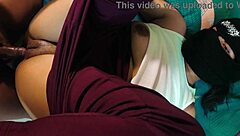 cheating wife meets lover in bed while husband is at work