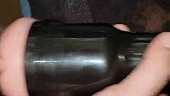 Intense Fleshlight Stroke Session with Monster Cock Cumshot