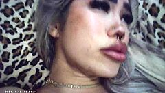 Steamy glasses cam porn shoot with Asian starlet and loads