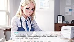 Blonde Plays Dirty Fantasy Fucking In The Good Deed