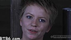 I couldn't stop watching ravishing angel get bound and whipped brutally