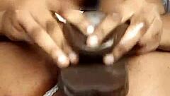 Solo Girl Spreads With Dildo