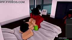 demon fucks roblox hoe with girlfriend watching