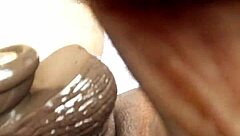 Solo Girl Spreads With Dildo