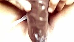 Solo Girl Spreads With Dildo