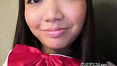 Hey, check this Japanese cutie with big assets in action!