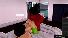 demon fucks roblox hoe with girlfriend watching