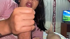 My stepsister loves to ride my cock when alone