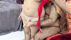 The friend of the stepsons of a desi housewife sucking her pussy