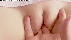 Stepbrother gropes my wet 19yo pussy close up until I cum moaning