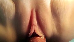 her white tender pussy gets double penetrated.