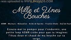 Intense French ASMR Blowjob With Dirty Talk And Multiple Mouths Pleasuring