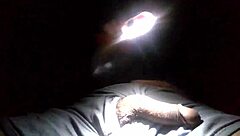 The Electroman Stroking Calibrating His Zapper