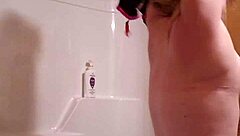 Me about to shower with new stuff