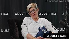 Lexi Lore and August Skye's monster cock shared threesome