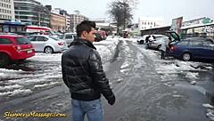 Slippery nuru massage for the couple