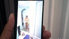 Eden West Catches Her Stepdad Peeping in the Shower with a Big Boner Handjob