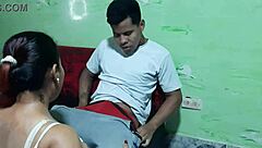 Colombian Stepmother Gives Stepson Best Blowjob in Dorm