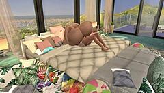 Giant-titted BBW banged in cowgirl