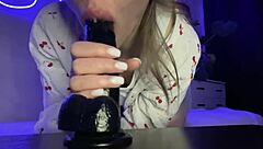 Beautiful alternative European amateur in a hot bedroom scene