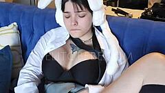 Hot Latina Tiktoker unloads her Asian fantasies in hentai