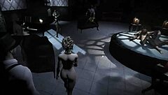 en cuatro culona en tanga