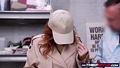 milf shoplifter caught and fucked bdsm-style by security guards hard cock