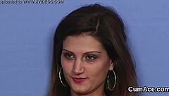 Horny Honey Receives Facial Cumshot