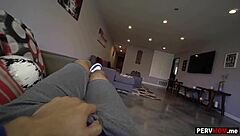 Stepmom Krissy Lynn Takes Care Of Stepson's Balls With Oral And Sex