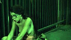 Teen Sucks Cock Outdoors In Bondage Domination