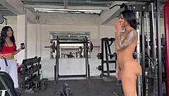 Transgender Trainer Makes Me Squat Naked In Gym