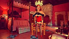 granny carmen deep throats on christmas eve