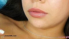 does this stunning latina beauty show her sexy petite body in a photoshoot?