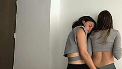 Hot lesbian scenes with big ass Colombian babe