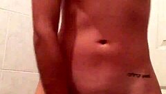 Chava poblana enjoys a private moment of self-pleasure in her room