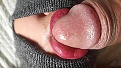 Amateur blowjob up close and personal with a black cock fetish