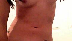 Chava poblana enjoys a private moment of self-pleasure in her room