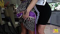 three busty milfs can't wait for amazing lesbian sex alone